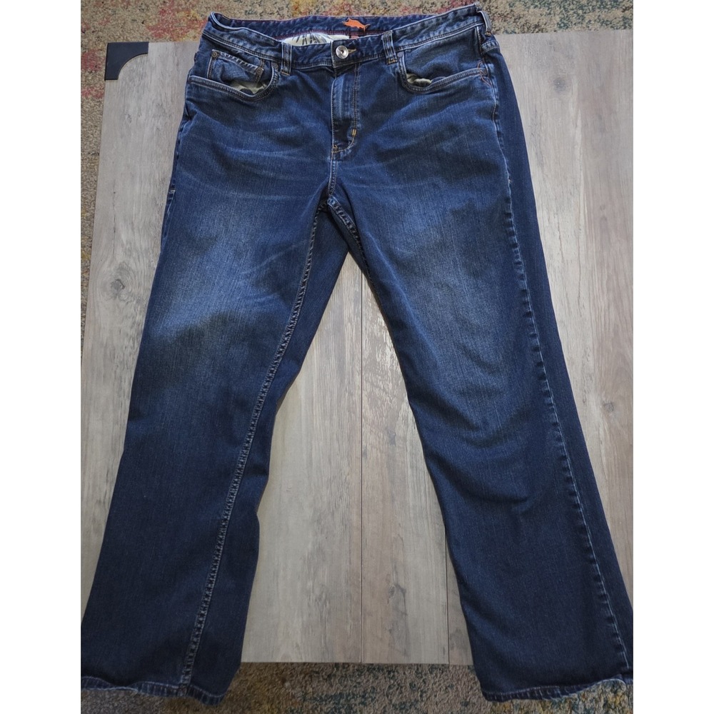 Tommy Bahama Sand Drifter Men's 36x30 Dark Wash Straight Leg Denim Jeans